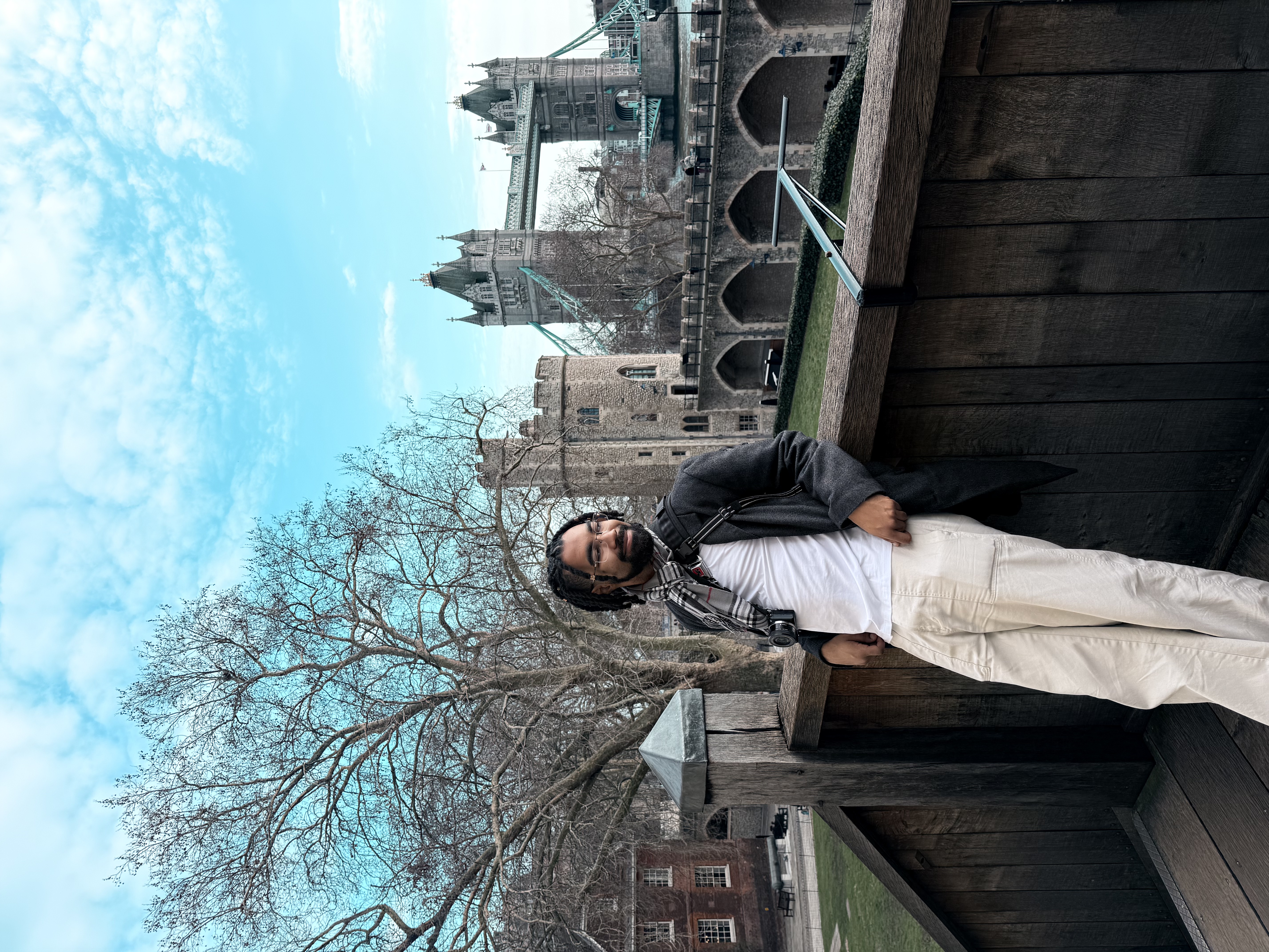 Milo at the Tower of London